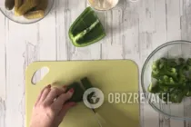 Салат мясной с грибами - Шаг 4 Салат мясной с грибами - Шаг 4