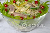 Салат мясной с грибами - Шаг 12 Салат мясной с грибами - Шаг 12