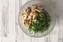 Салат мясной с грибами - Шаг 8 Салат мясной с грибами - Шаг 8