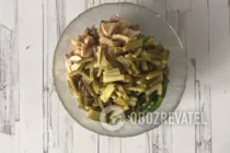 Салат мясной с грибами - Шаг 9 Салат мясной с грибами - Шаг 9