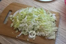 Салат із пекінської капусти - Крок 1 Салат із пекінської капусти - Крок 1