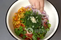 Салат овощной - Шаг 8 Салат овощной - Шаг 8