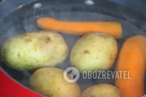 Олів'є з м'ясом - Крок 2 Олів'є з м'ясом - Крок 2