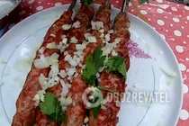 Люля-кебаб зі свинини - Крок 10 Люля-кебаб зі свинини - Крок 10