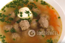 Суп із фрикадельками - Крок 8 Суп із фрикадельками - Крок 8