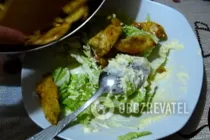Цезарь с пекинской капустой - Шаг 12 Цезарь с пекинской капустой - Шаг 12
