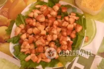 Цезар із куркою - Крок 7 Цезар із куркою - Крок 7
