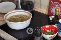 Суп с шампиньонами - Шаг 5 Суп с шампиньонами - Шаг 5