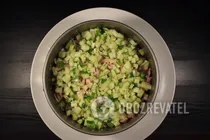 Салат с копченой курицей - Шаг 12 Салат с копченой курицей - Шаг 12