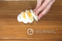 Салат из пекинской капусты с курицей - Шаг 4 Салат из пекинской капусты с курицей - Шаг 4