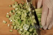 Салат с копченой курицей - Шаг 5 Салат с копченой курицей - Шаг 5