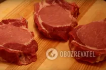 Стейк из свинины - Шаг 1 Стейк из свинины - Шаг 1