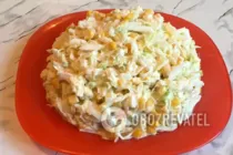 Салат из пекинской капусты с курицей - Шаг 7 Салат из пекинской капусты с курицей - Шаг 7