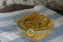 Салат из кабачков по-корейски - Шаг 9 Салат из кабачков по-корейски - Шаг 9
