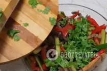 Корейский салат с мясом - Шаг 11 Корейский салат с мясом - Шаг 11