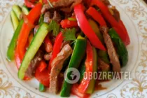 Корейский салат с мясом - Шаг 12 Корейский салат с мясом - Шаг 12