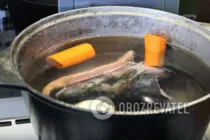 Уха із сьомги - Крок 3 Уха із сьомги - Крок 3