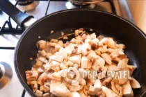 Салат с курицей и грибами - Шаг 4 Салат с курицей и грибами - Шаг 4