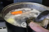 Уха із сьомги - Крок 4 Уха із сьомги - Крок 4