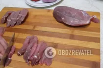 Корейский салат с мясом - Шаг 2 Корейский салат с мясом - Шаг 2