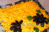 Салат с курицей и грибами - Шаг 15 Салат с курицей и грибами - Шаг 15