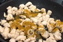 Салат с виноградом и курицей - Шаг 3 Салат с виноградом и курицей - Шаг 3