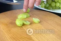 Салат с виноградом и курицей - Шаг 7 Салат с виноградом и курицей - Шаг 7