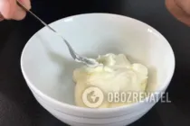 Салат с виноградом и курицей - Шаг 4 Салат с виноградом и курицей - Шаг 4