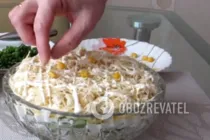 Салат с курицей и кукурузой - Шаг 10 Салат с курицей и кукурузой - Шаг 10