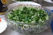 Салат с курицей и кукурузой - Шаг 6 Салат с курицей и кукурузой - Шаг 6