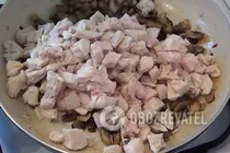 Лазанья с курицей и грибами - Шаг 3 Лазанья с курицей и грибами - Шаг 3