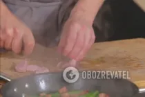 Теплий салат зі спаржею - Крок 3 Теплий салат зі спаржею - Крок 3