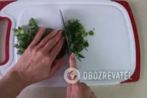 Теплый салат с грибами - Шаг 4 Теплый салат с грибами - Шаг 4