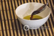 Теплый салат с печенью и грушей - Шаг 7 Теплый салат с печенью и грушей - Шаг 7