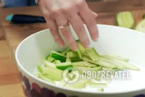 Теплый салат с языком - Шаг 6 Теплый салат с языком - Шаг 6
