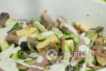 Теплый салат с языком - Шаг 11 Теплый салат с языком - Шаг 11