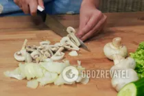 Теплый салат с языком - Шаг 1 Теплый салат с языком - Шаг 1