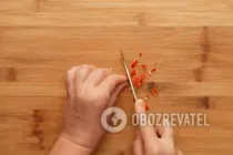 Теплый салат с креветками - Шаг 2 Теплый салат с креветками - Шаг 2