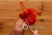 Теплый салат с креветками - Шаг 3 Теплый салат с креветками - Шаг 3