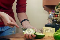 Теплый салат с языком - Шаг 4 Теплый салат с языком - Шаг 4