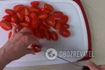 Теплый салат с грибами - Шаг 3 Теплый салат с грибами - Шаг 3