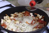 Рисова локшина з куркою - Крок 8 Рисова локшина з куркою - Крок 8