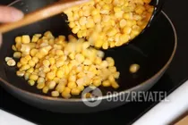 Салат с кальмарами и кукурузой - Шаг 5 Салат с кальмарами и кукурузой - Шаг 5