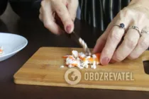 Шаровий салат із крабовими паличками - Крок 1 Шаровий салат із крабовими паличками - Крок 1