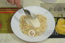 Салат с кальмарами и креветками - Шаг 8 Салат с кальмарами и креветками - Шаг 8