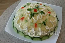 Шаровий салат із грибами - Крок 12 Шаровий салат із грибами - Крок 12