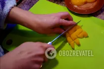 Фруктовый салат с ананасом - Шаг 2 Фруктовый салат с ананасом - Шаг 2