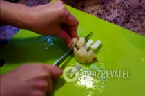 Фруктовый салат с ананасом - Шаг 4 Фруктовый салат с ананасом - Шаг 4