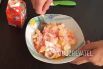 Фруктовый салат с йогуртом - Шаг 7 Фруктовый салат с йогуртом - Шаг 7