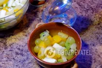 Фруктовый салат с ананасом - Шаг 7 Фруктовый салат с ананасом - Шаг 7
